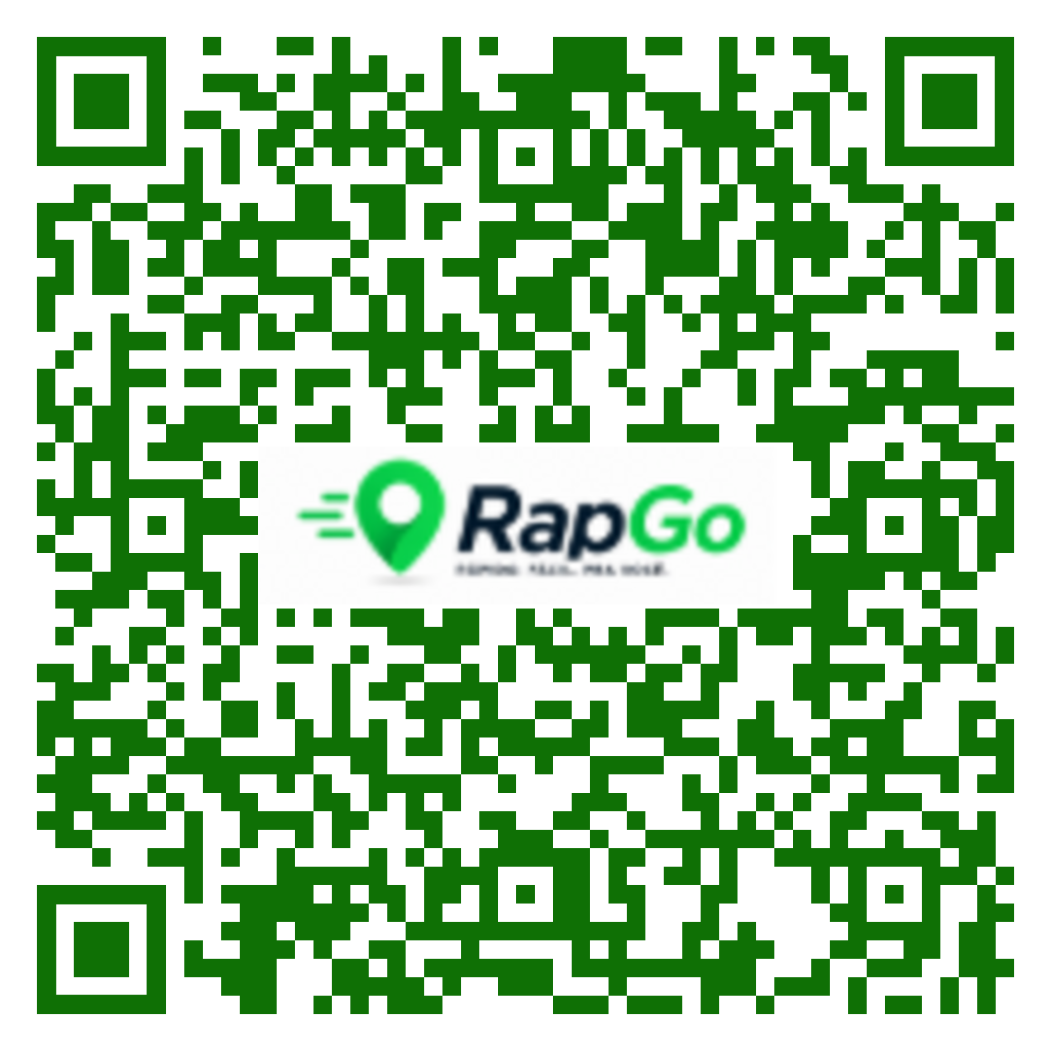 QR Code para baixar RapGo no Android